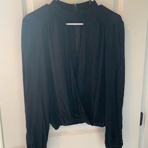 Black Long Sleeve Top
